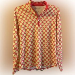 SanSoleil SPF 50 Ladies Golf Pullover. Size M. NWT. Smoke free home. Never worn